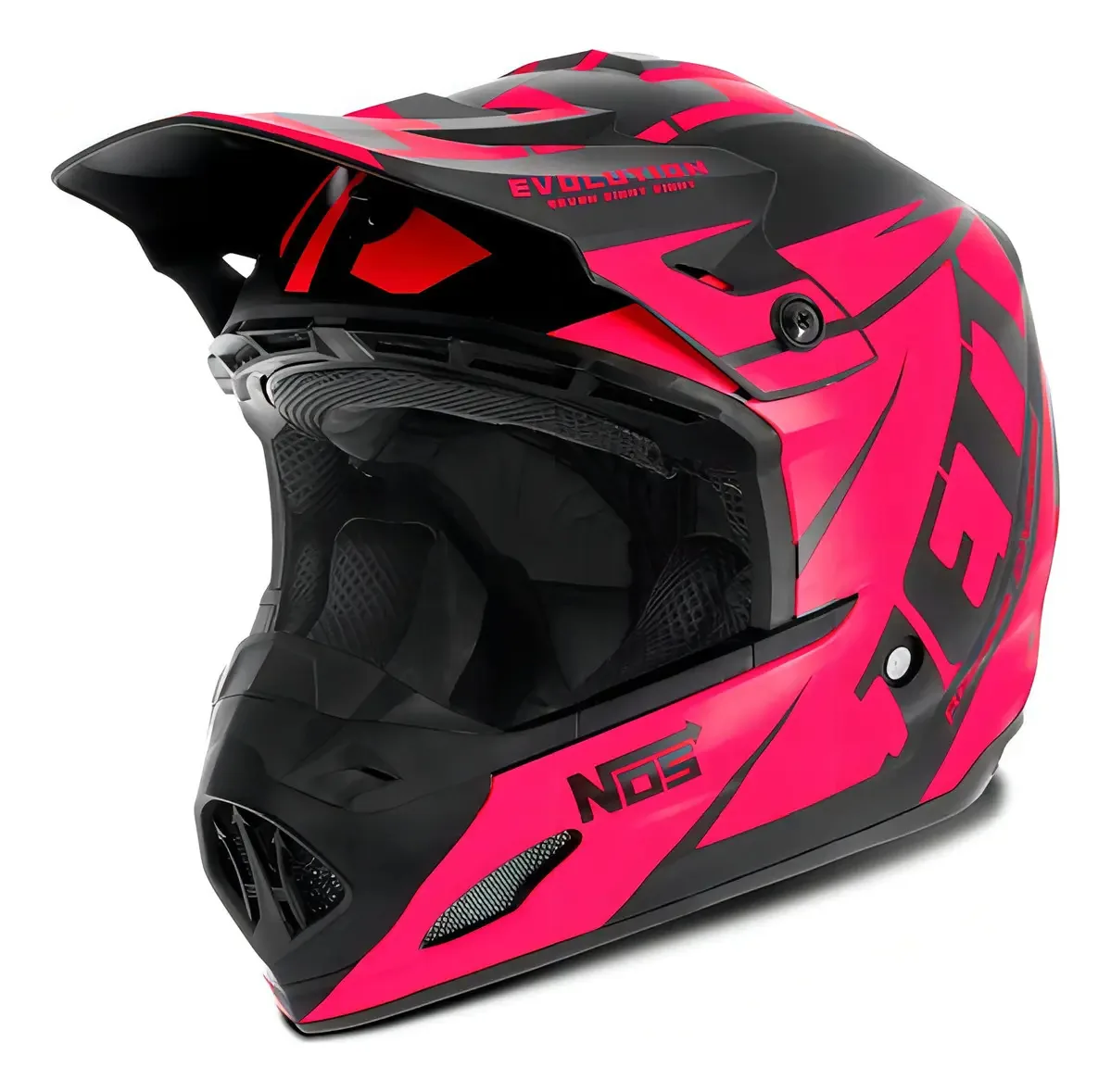 Capacete Masculino Feminino Fechado Motocross Jett Evolution