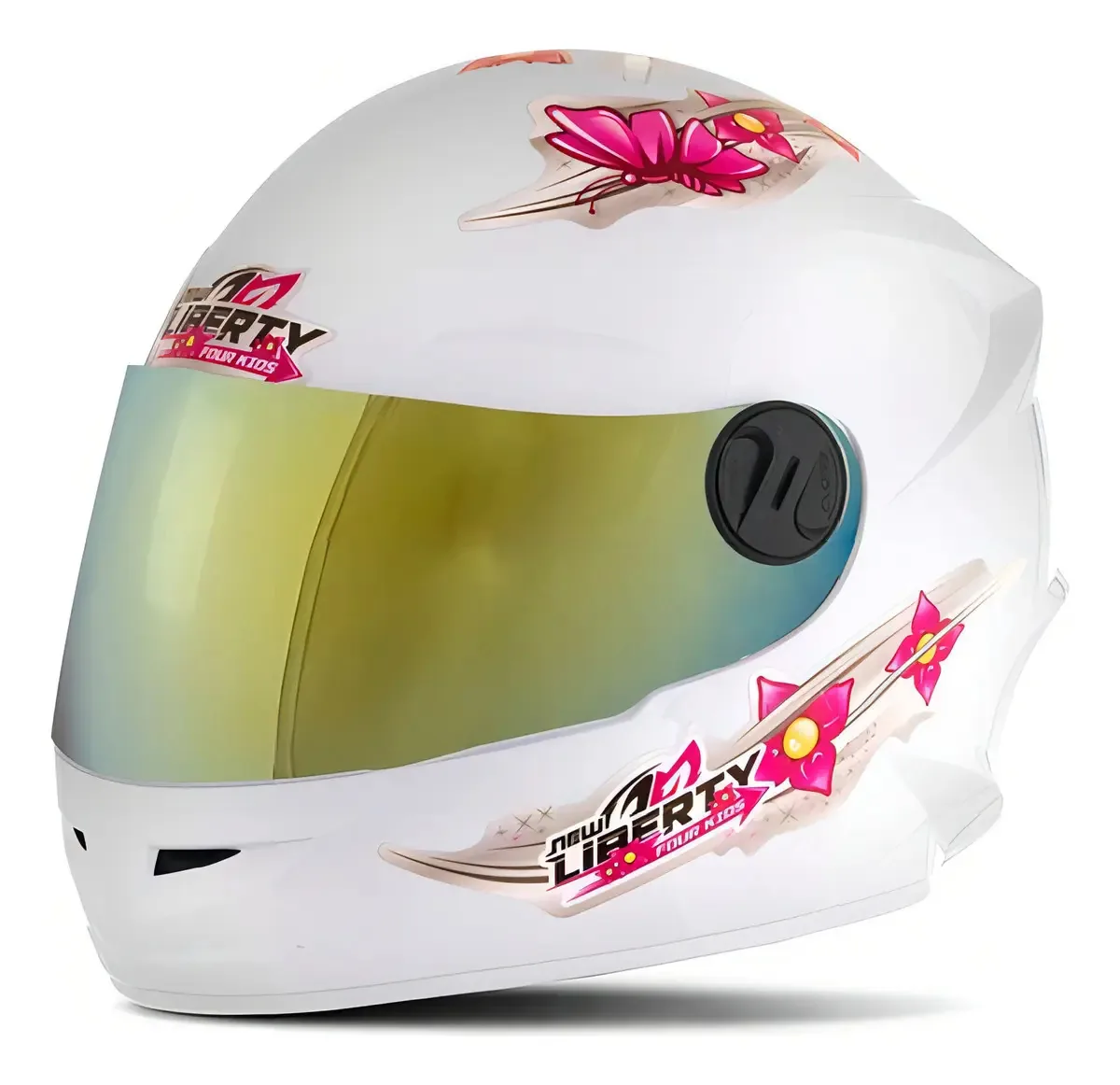 Capacete Feminino Infantil Liberty 4 Branco Tamanho do capacete 54
