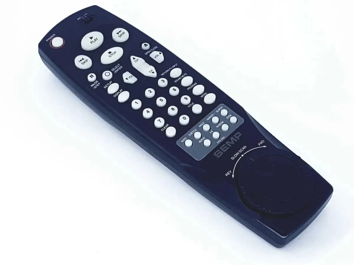 Controle Remoto Dvd Semp Toshiba Dvd 3040 Preto