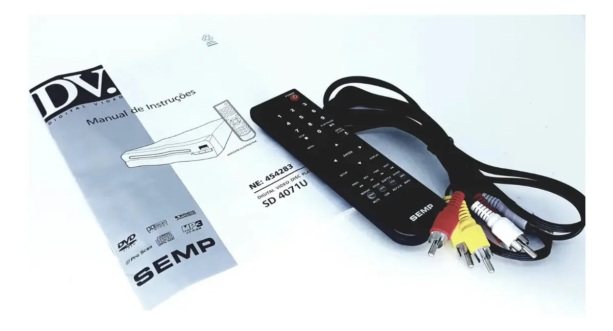 Controle Remoto Semp Toshiba Para Dvd 3310 Compatível Sd4071u