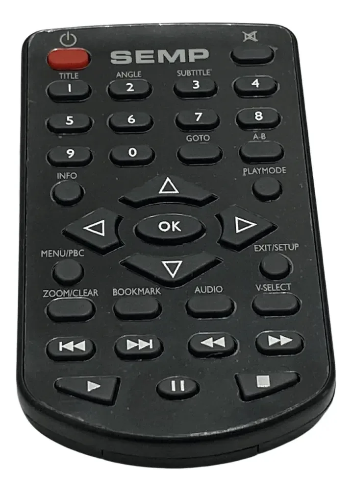 Controle Remoto Semp Toshiba DVD 3170 para Aparelho de DVD