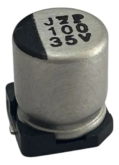 Kit 10 Capacitores Eletrolíticos SMD 100uF 35V da Nichicon