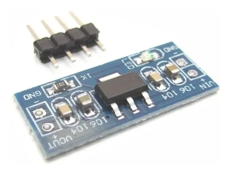 Módulo Regulador De Tensão 5v 1a Ams1117 5.0 Para Arduino