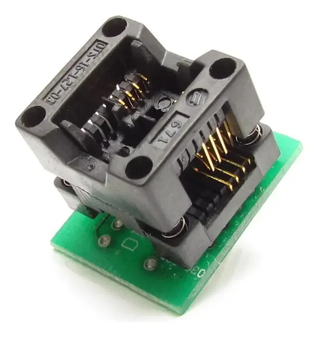 Adaptador P/ Gravador Eeprom Bios Soic8 Sop8 P/ Dip8 150mils