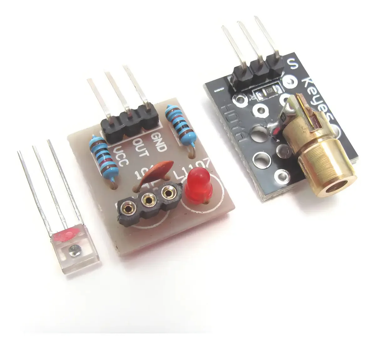 Kit Receptor E Emissor Laser Para Projetos Automação Arduino