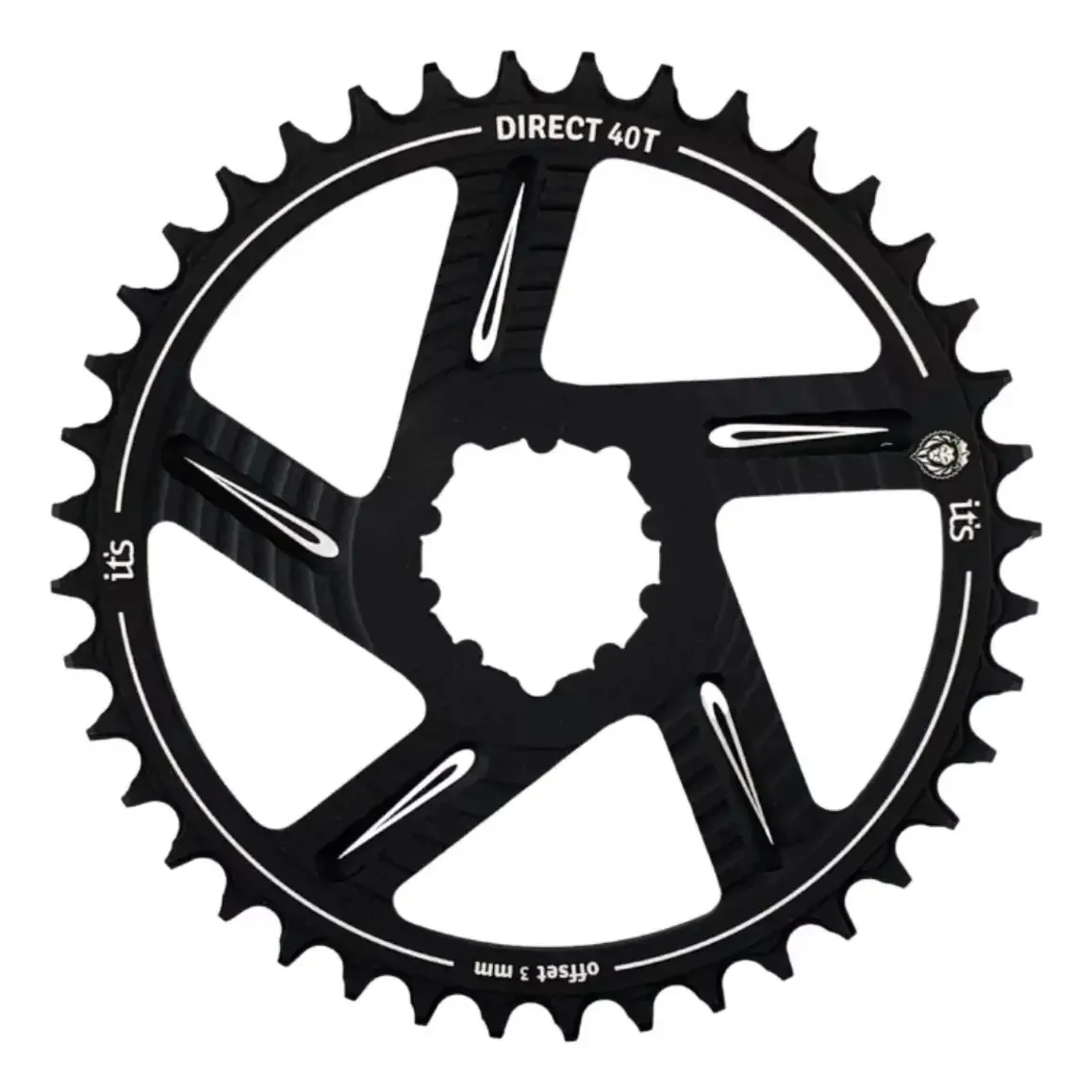 Coroa Única Ictus 40 Dentes Direct Mount Sram 0/3mm Offset Mtb 9-12v