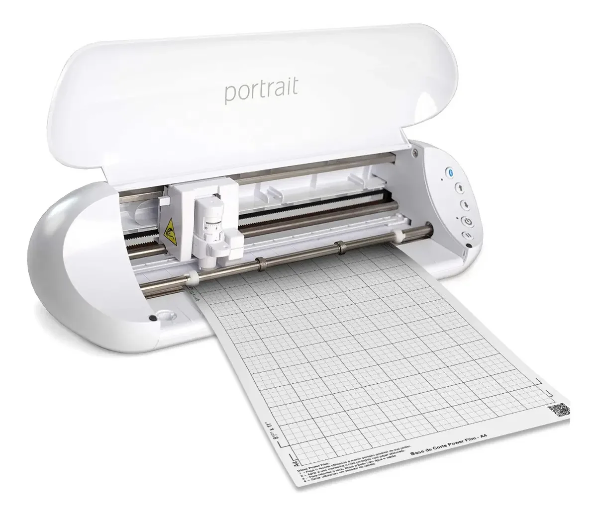 5 Bases De Corte Para Silhouette Cameo 30x60 Com Cola Cor Branco