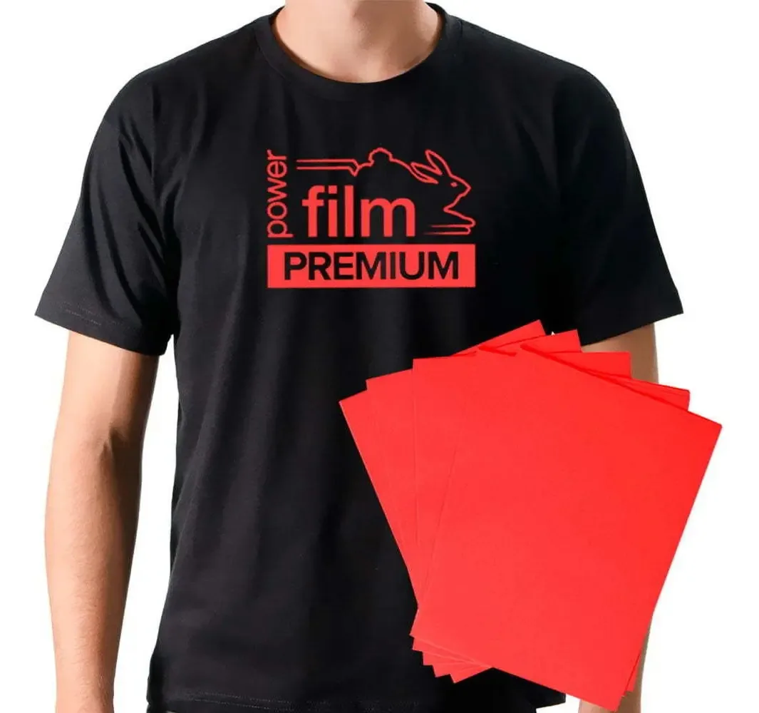 Power Film Premium - A4 Cor Vermelho