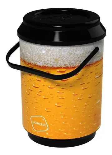 Cooler 10 Latas Beer Preto