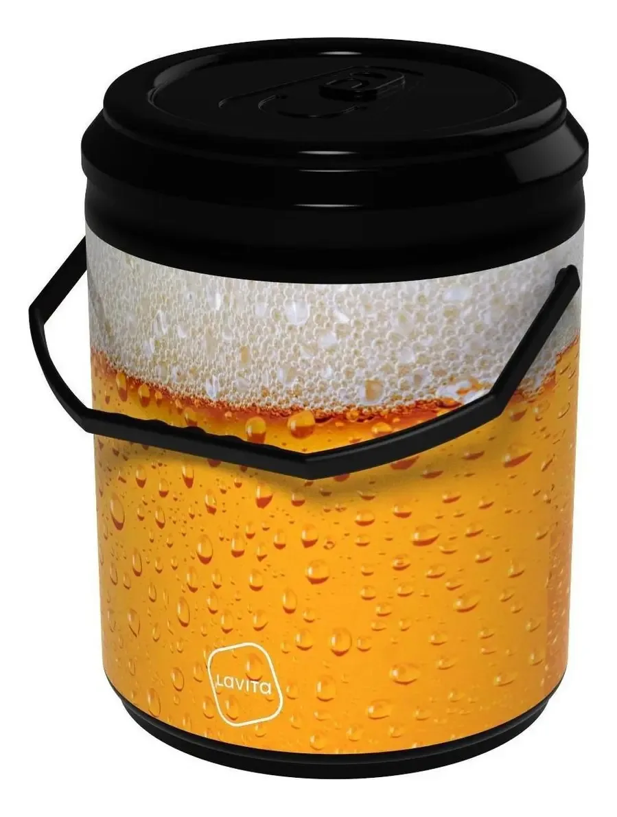 Cooler 12 Latas Beer Preto