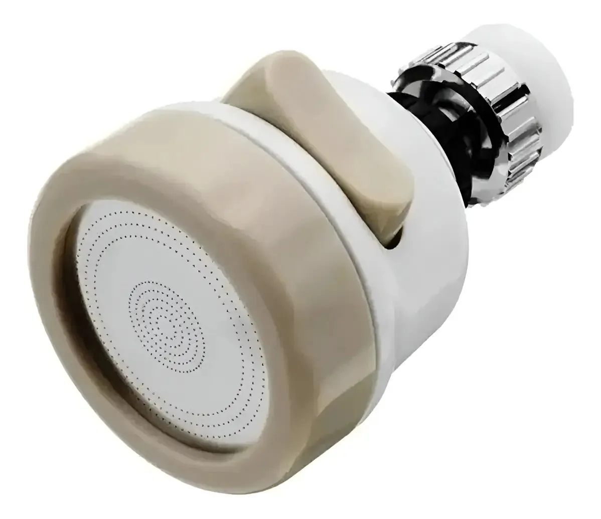 Torneira Black Bull Adaptador Giratório Branco Com Rotação 360°