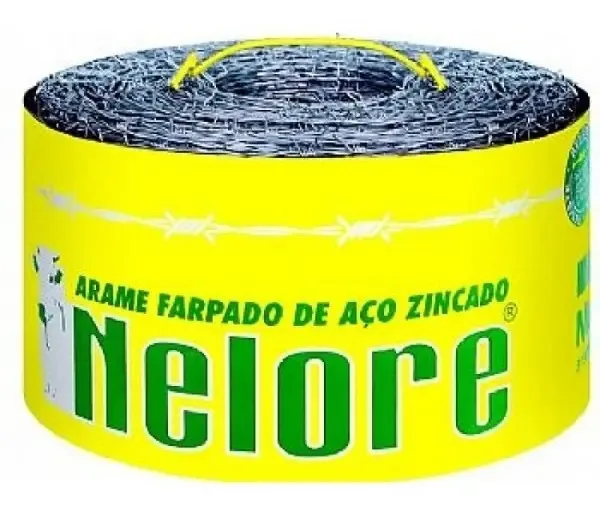 Arame Farpado Galvanizado Bola 100 Metros Nelore