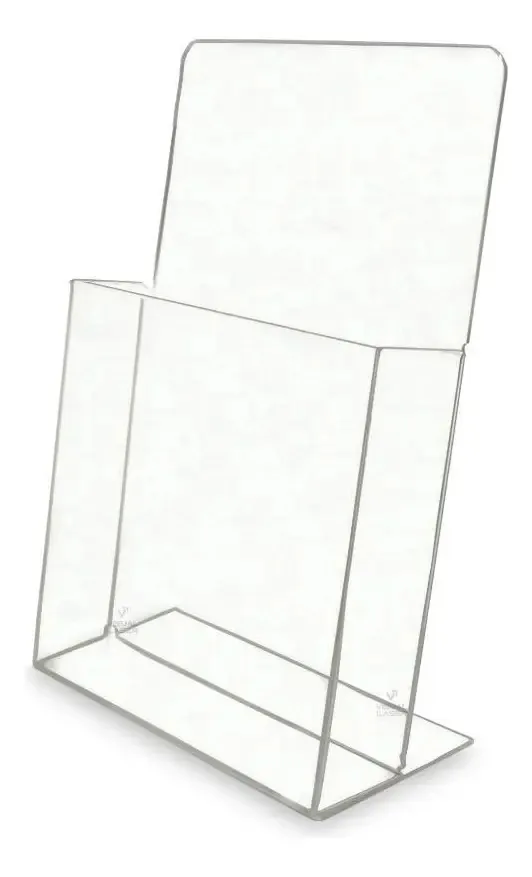 Display L A5 15x21cm Com Bolso Acrílico
