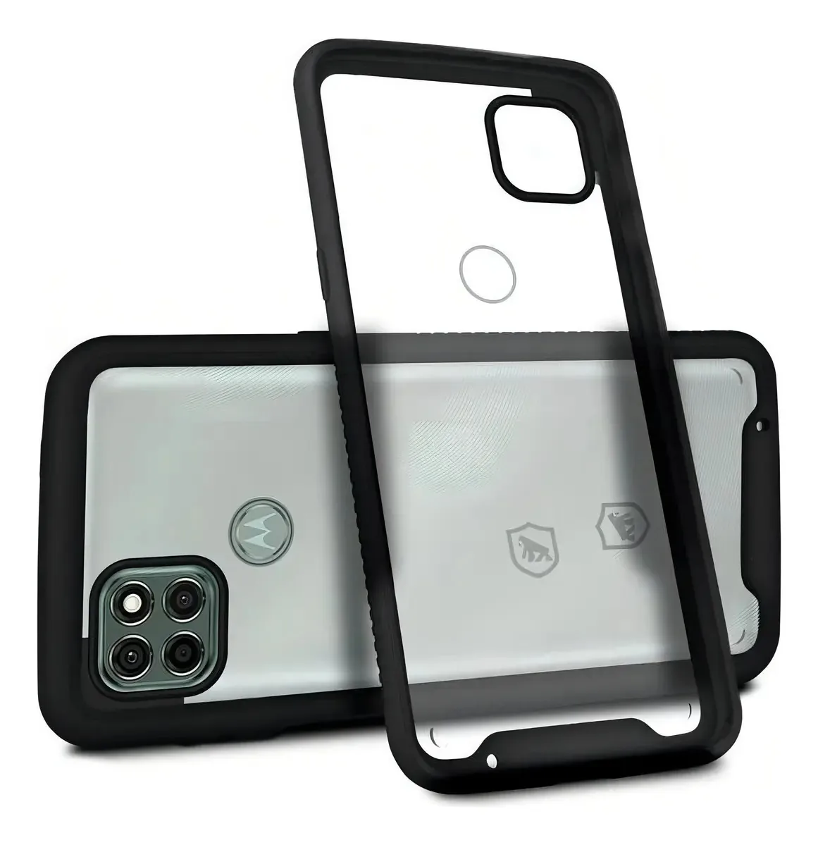 Capa Stronger Preta Para Motorola Moto G9 Power - Gshield Cor Outro