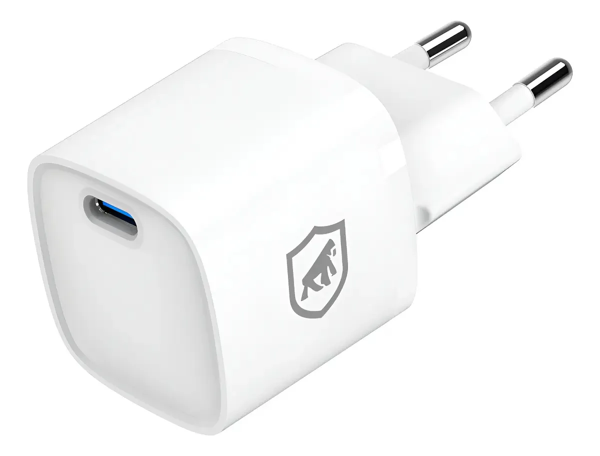 Carregador de Parede Turbo 20W USB-C Gan Ultra Slim Gshield Android iPhone