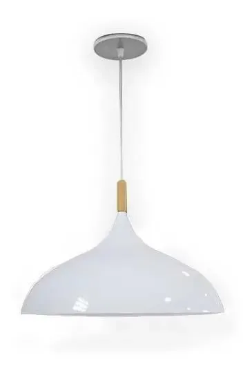 Lustre Pendente Chicago Alumínio Branco