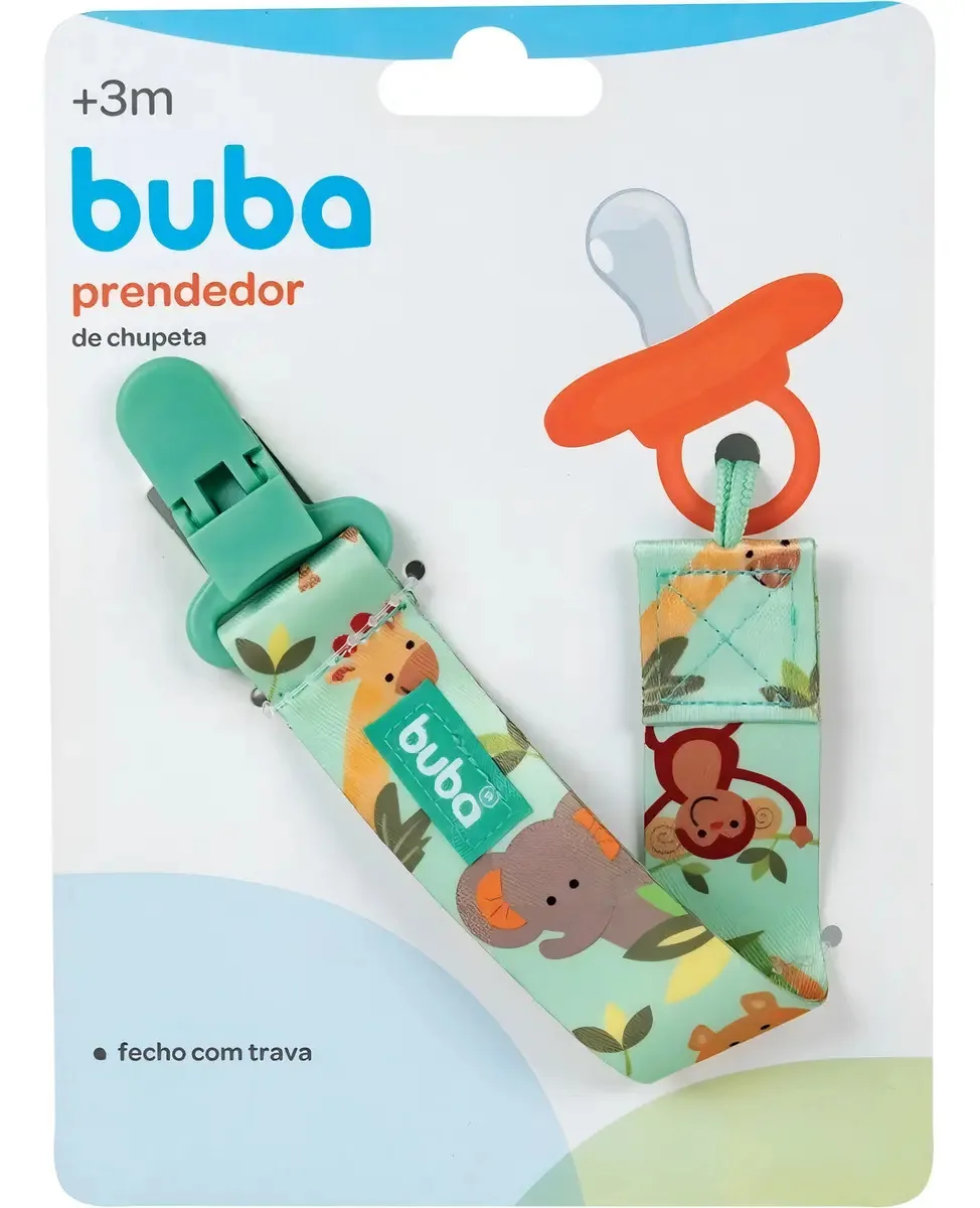 Prendedor De Chupeta Safari 10669 - Buba