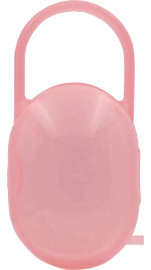 Porta Chupeta Com Alça Rosa Buba