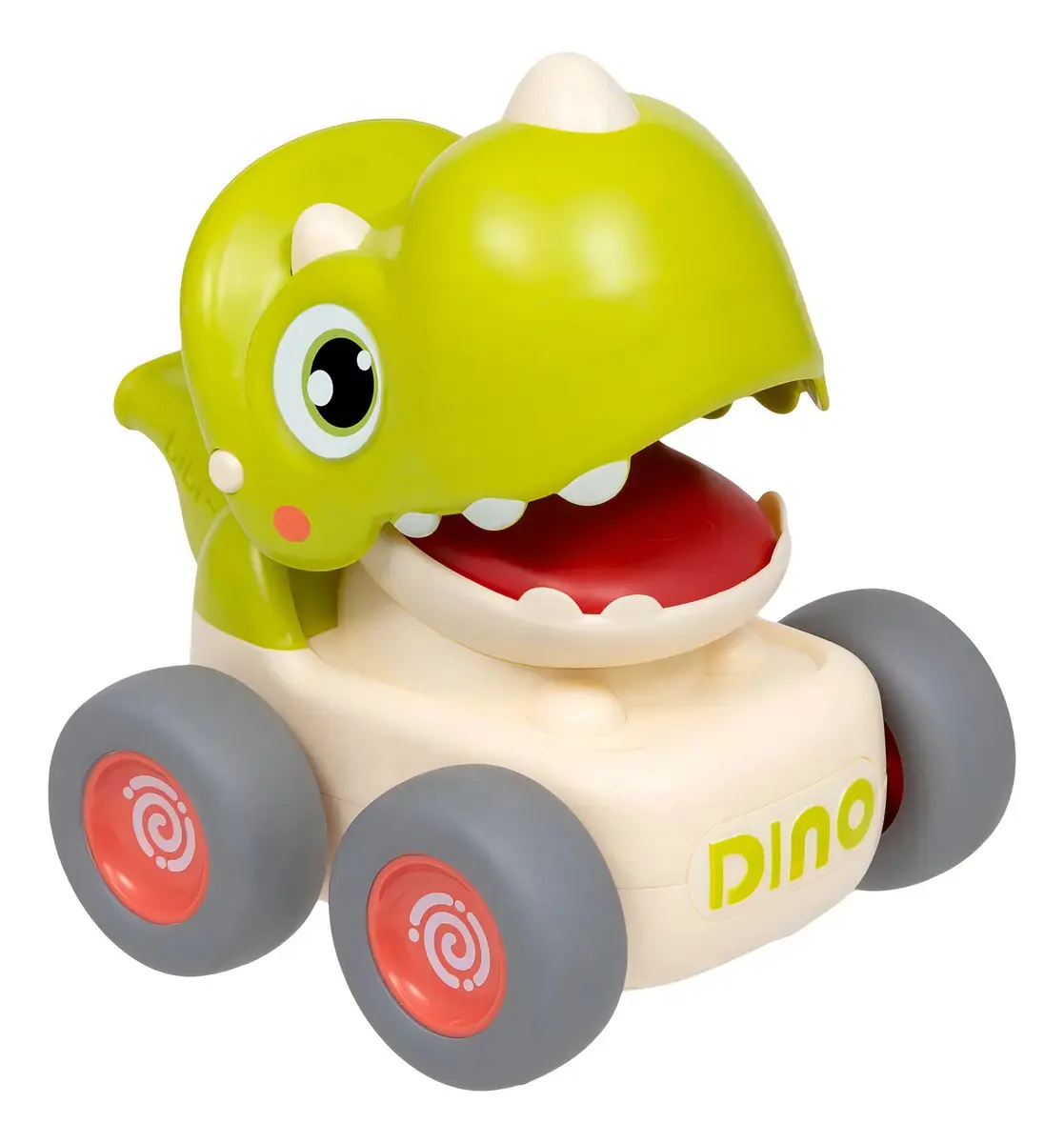 Carrinho Dino Com Friccao E Apito Verde 17243