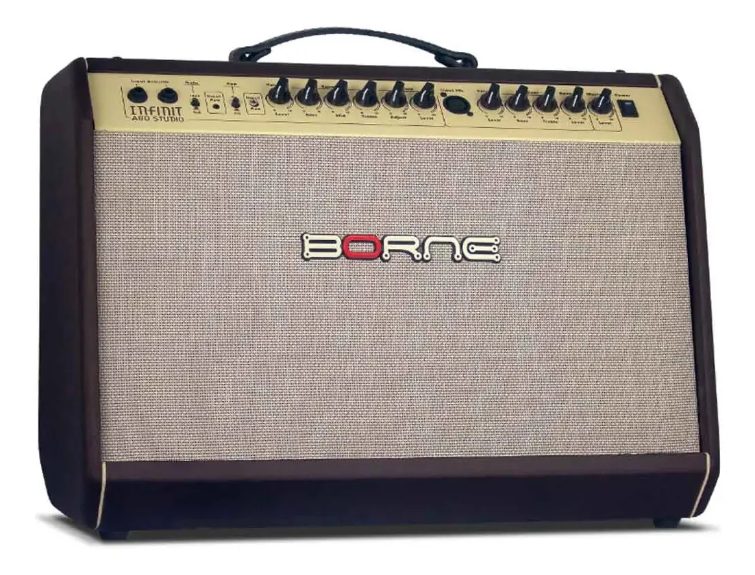 Cubo Amplificador Borne P/ Voz E Violão Infinit A80 80w
