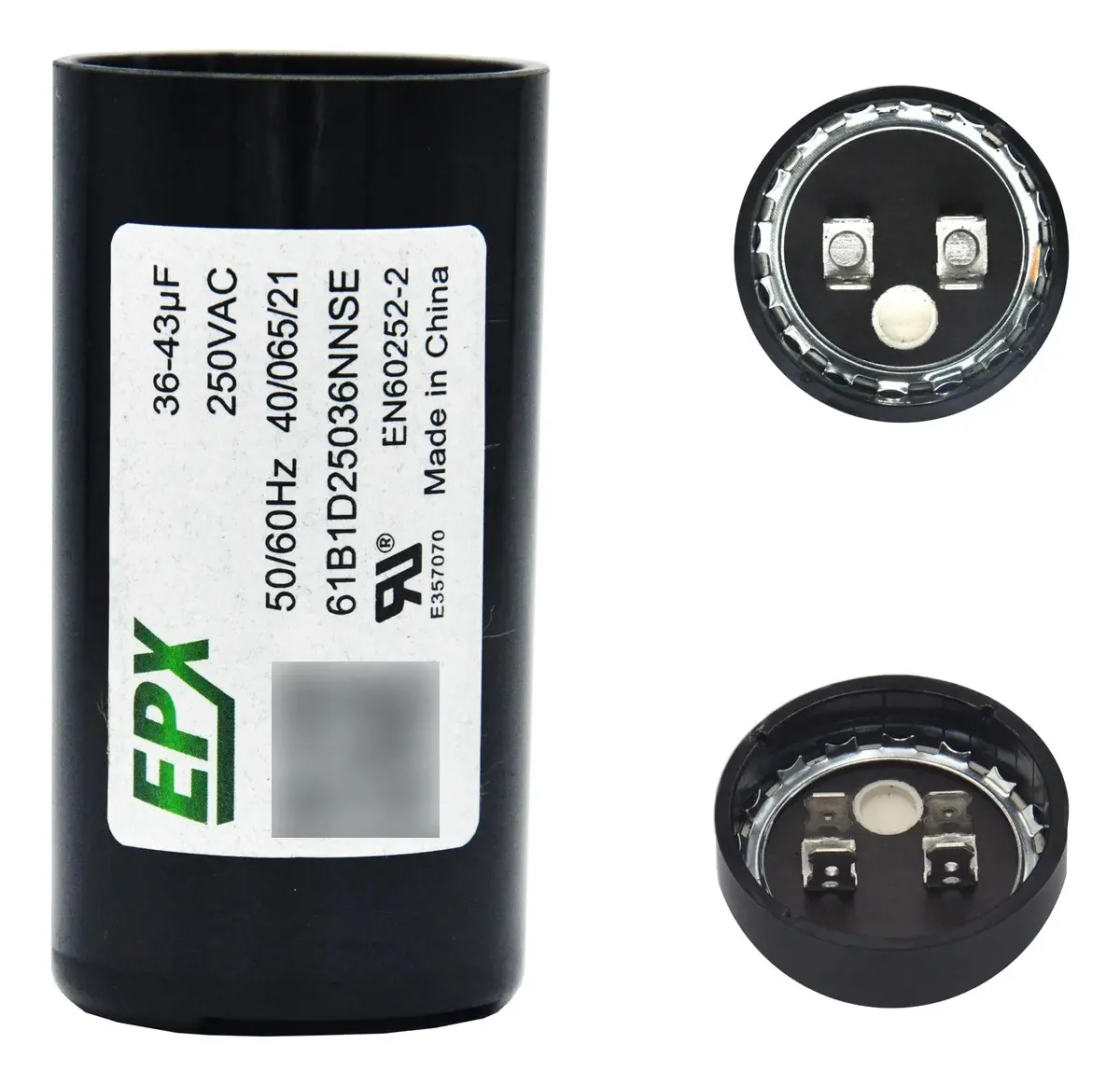 Capacitor Eletrolitico 36uf 250v Epx