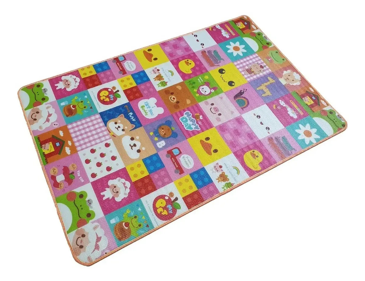 Tapete De Atividades Infantil Bebe Proteção Térmica 180x120