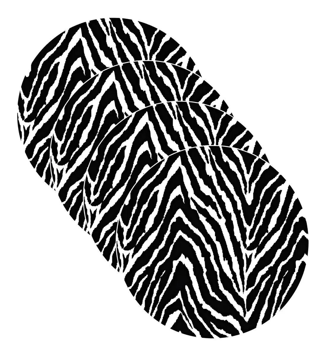 Capa Sousplat Zebra - 4 Peças