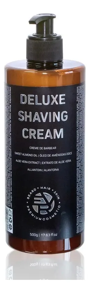 Creme De Barbear Deluxe Shaving Cream 500g