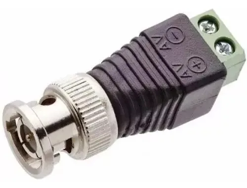 Kit Conectores BNC P4 Borne Mastertel para Câmeras CFTV