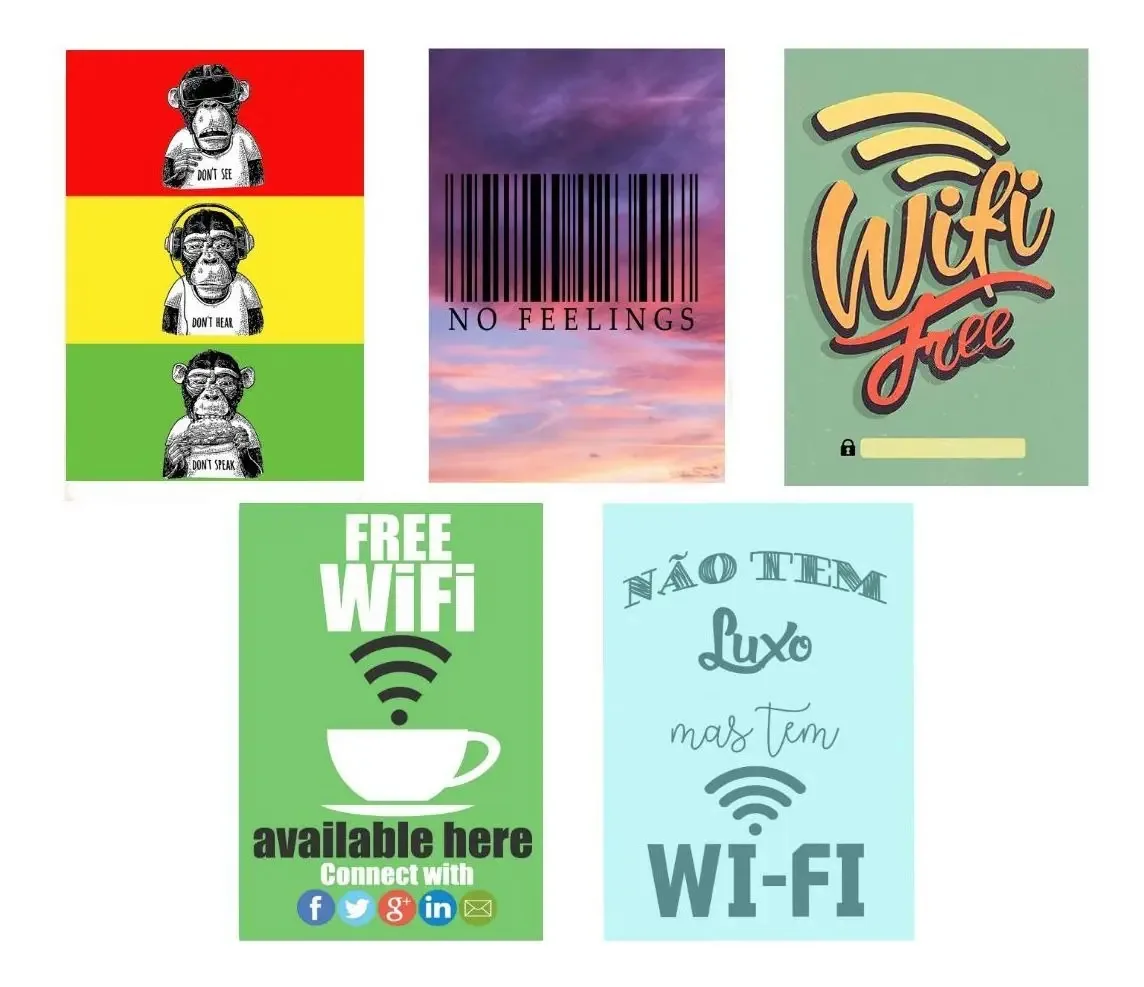 Placas Decorativas Quadros 20x30 Em Mdf Kit 5 Placas Frases Kit Frases 3