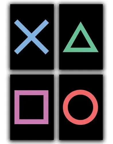 Kit Placas Quadros Decorativos 4 Pçs 20x30 Play Time