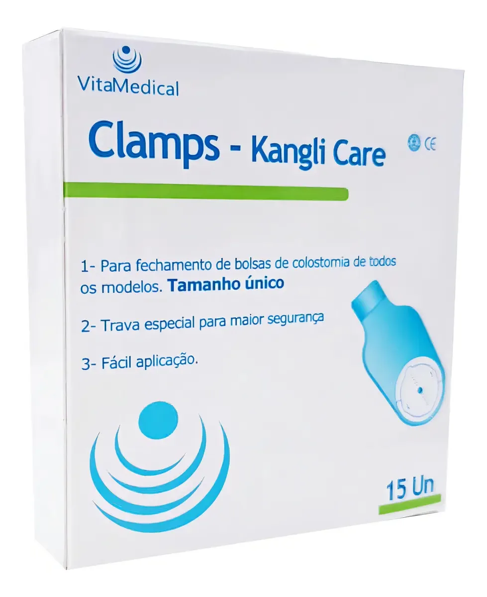 Kit vitamedical clamps- kangli care 10uni / tamanho único.