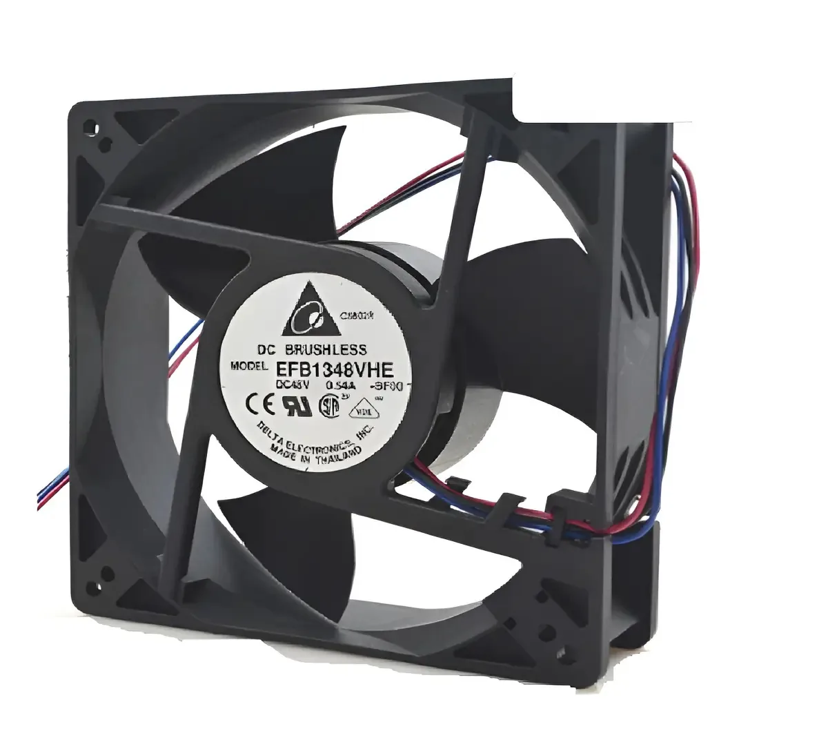 Ventoinha Micriventilador Tebera 127x127x38mm 48V Refrigeração Servidores Plástica