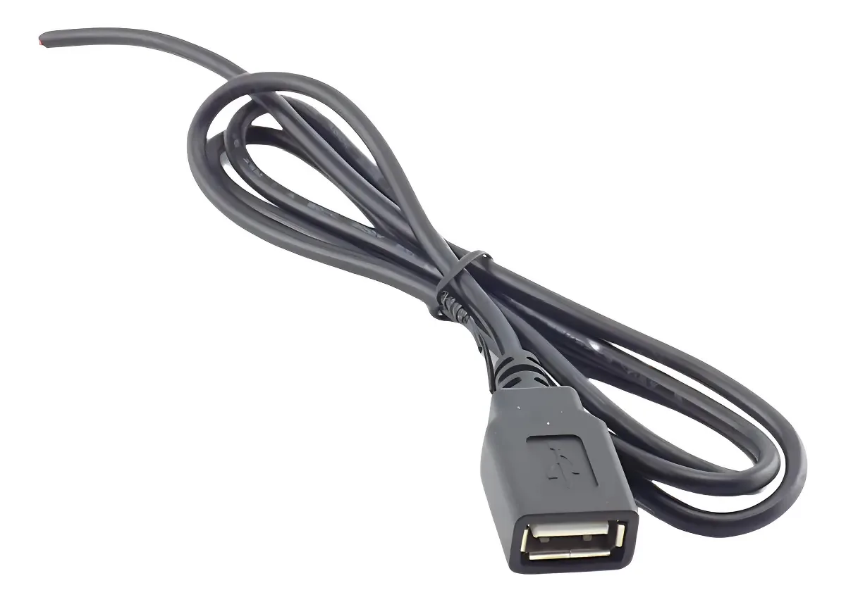 Cabo Rabicho Usb 2.0 A Fêmea 1,5m Blindado Kit 10 Cabos