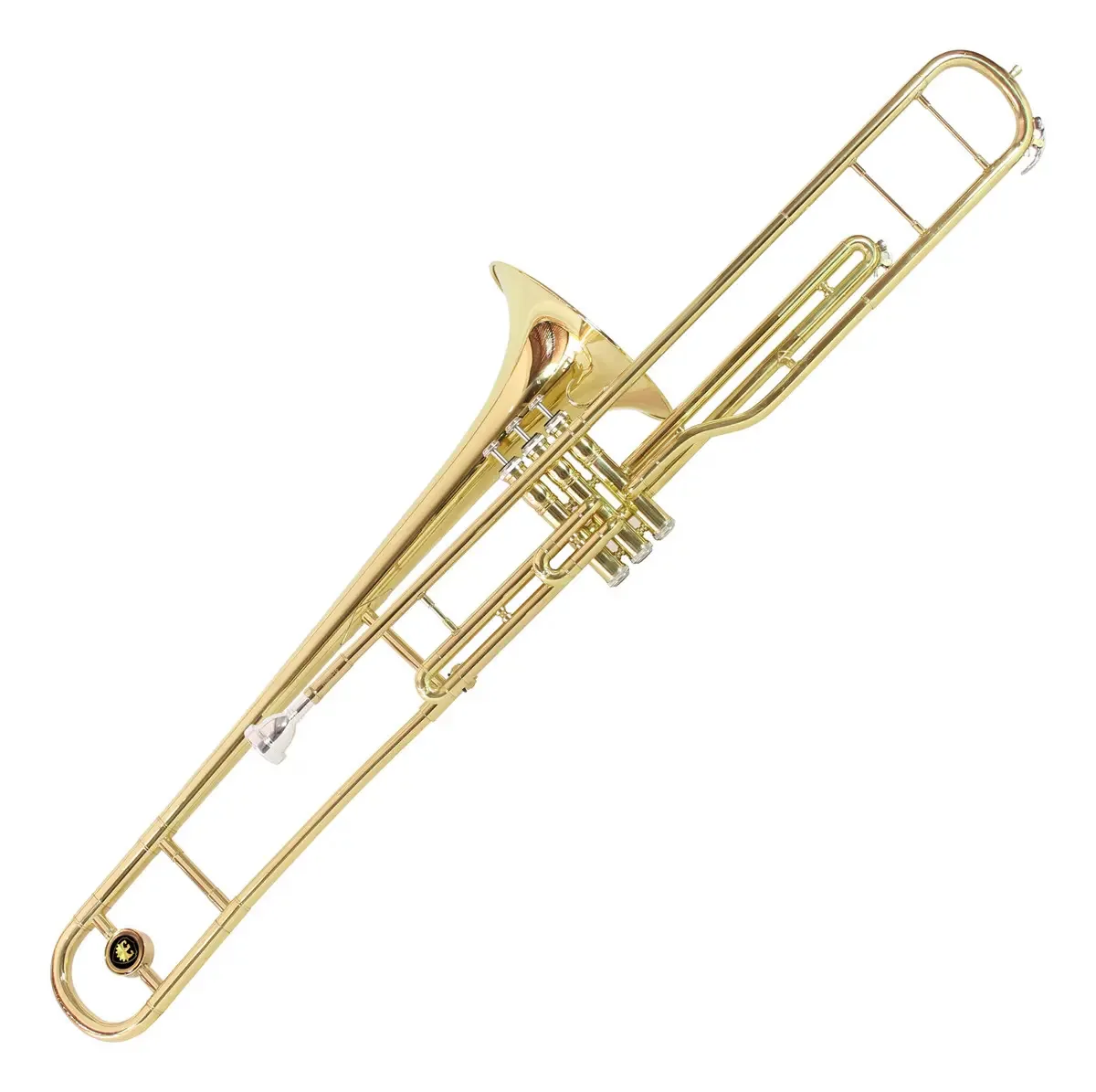 Trombone De Pisto Longo Sib Jahnke - Bocal E Case Cor Laqueado