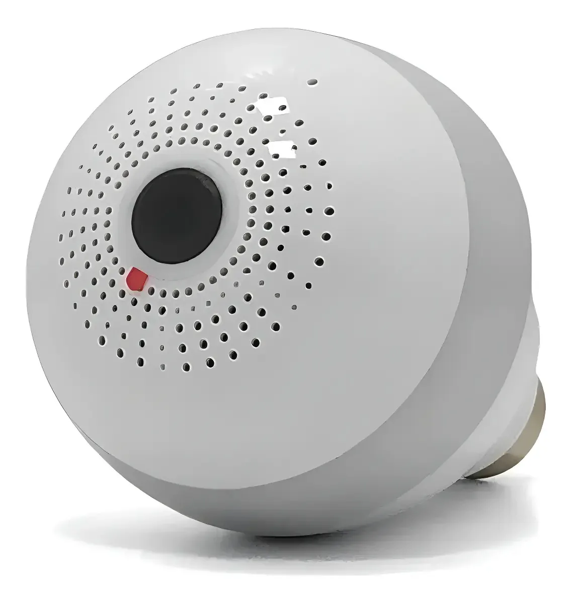 Câmera Wifi Lampada Led Espiã 360° Panorâmica Infra Vermelho