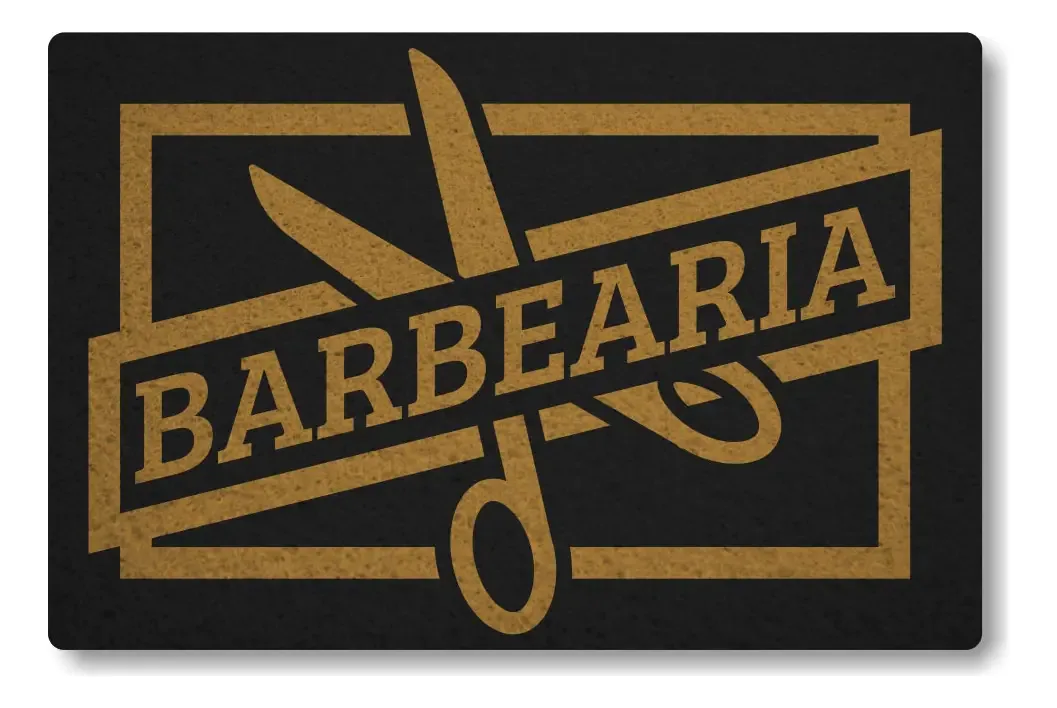 Capacho Global Sinos Barbearia - Preto