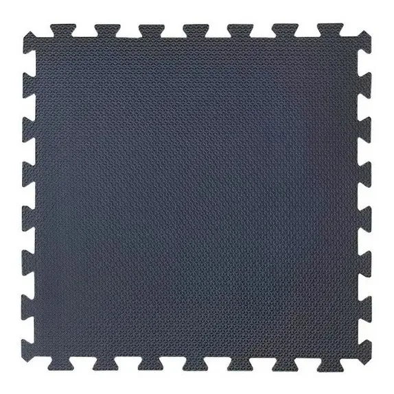 Kit 2 Tatame Tapete Eva 1x1 Metro 40mm 100x100x4cm Preto