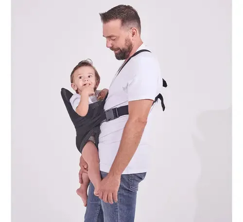 Canguru Para Bebê Preto Bublim