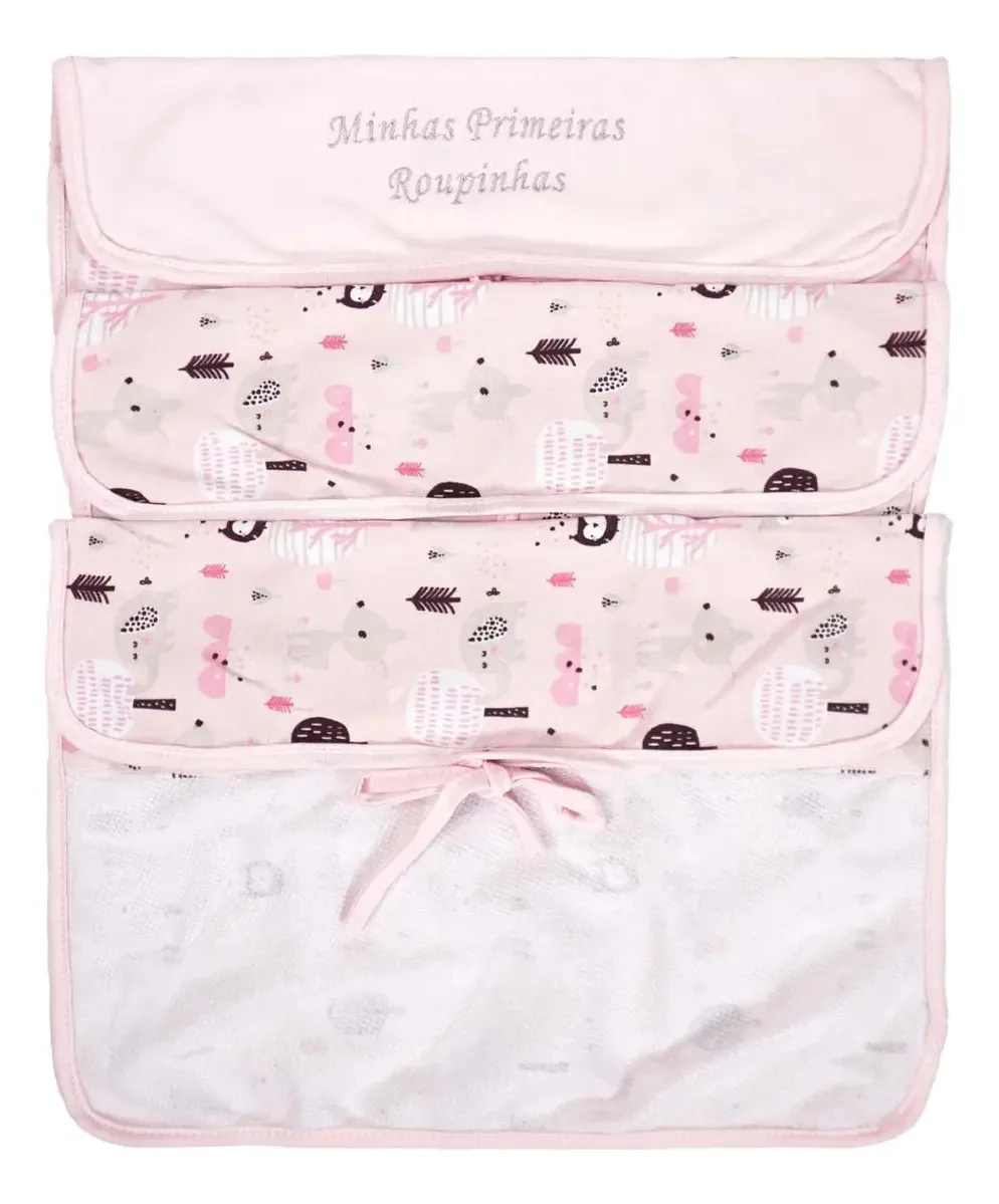Saquinho Maternidade Animais Rosa Baby Joy Premium