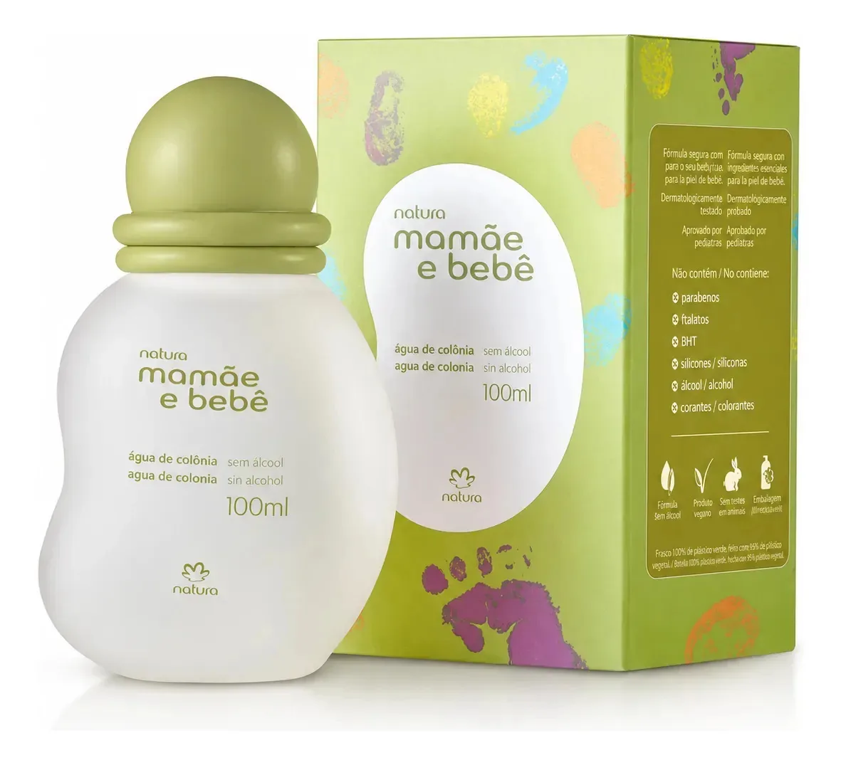 NATURA ÁGUA DE COLÔNIA MAMÃE E BEBÊ - 100ML