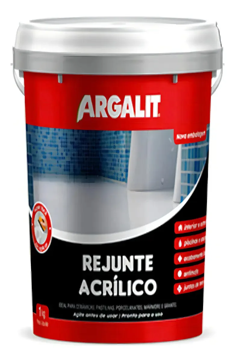 Rejunte Para Piscina Acrilico Argalit Café 1kg Rejuntalit