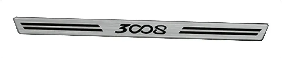 Soleira Premium Peugeot 3008 4 Portas Resinada