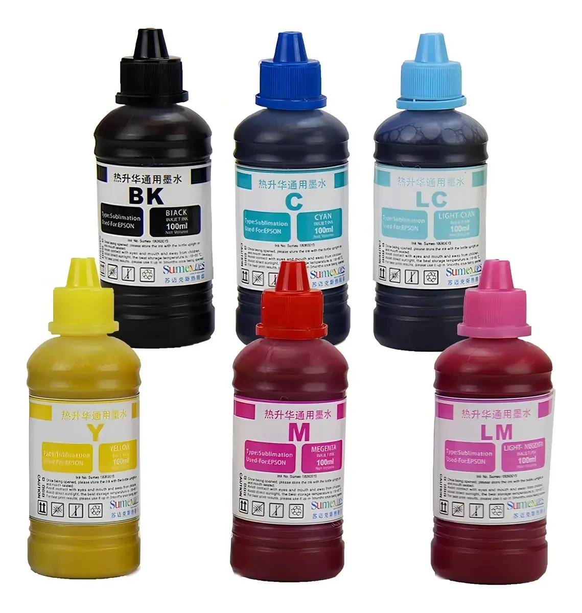 Tinta Sublimática Sumex Ciano 100ml para Impressoras a Jato de Tinta