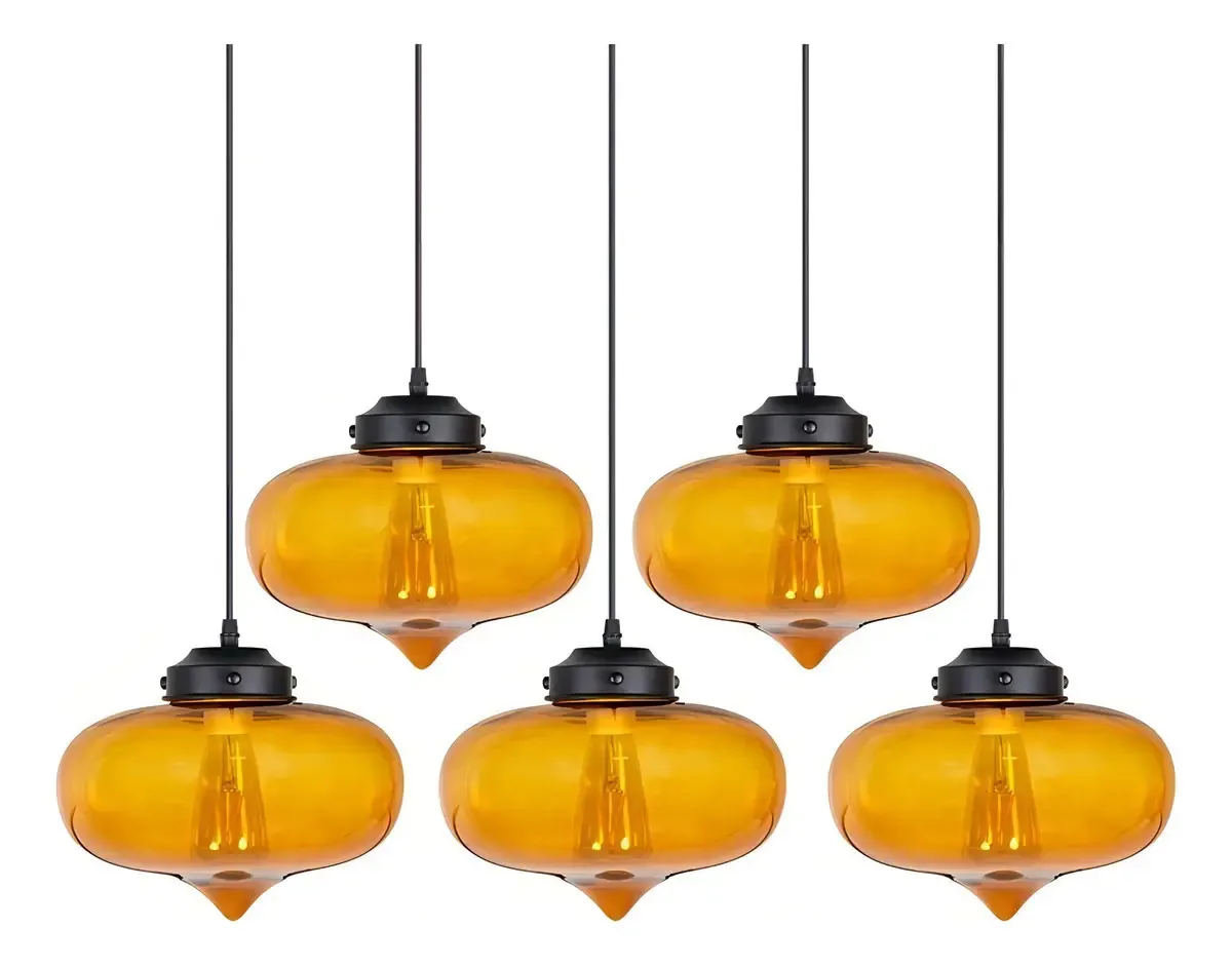 5 Luminárias Pendente Jeremy Pyles Minaret