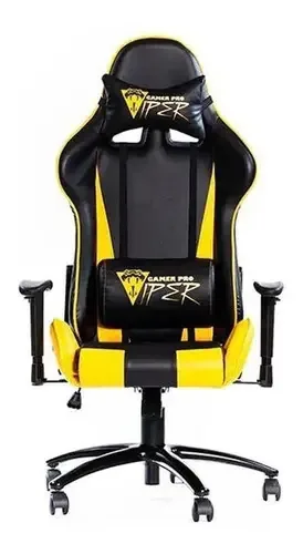 Cadeira Gamer Viper Pro Amarelo/preto