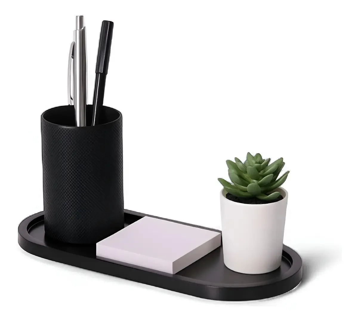 Bandeja Para Lavabo Decoração Laqueada Banheiro Mdf Cozinha Cor Preto