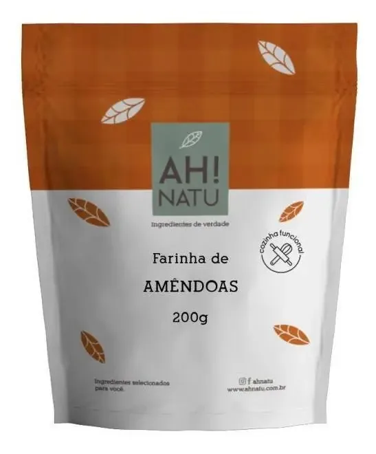 Farinha De Amêndoas 200g Ah Natu
