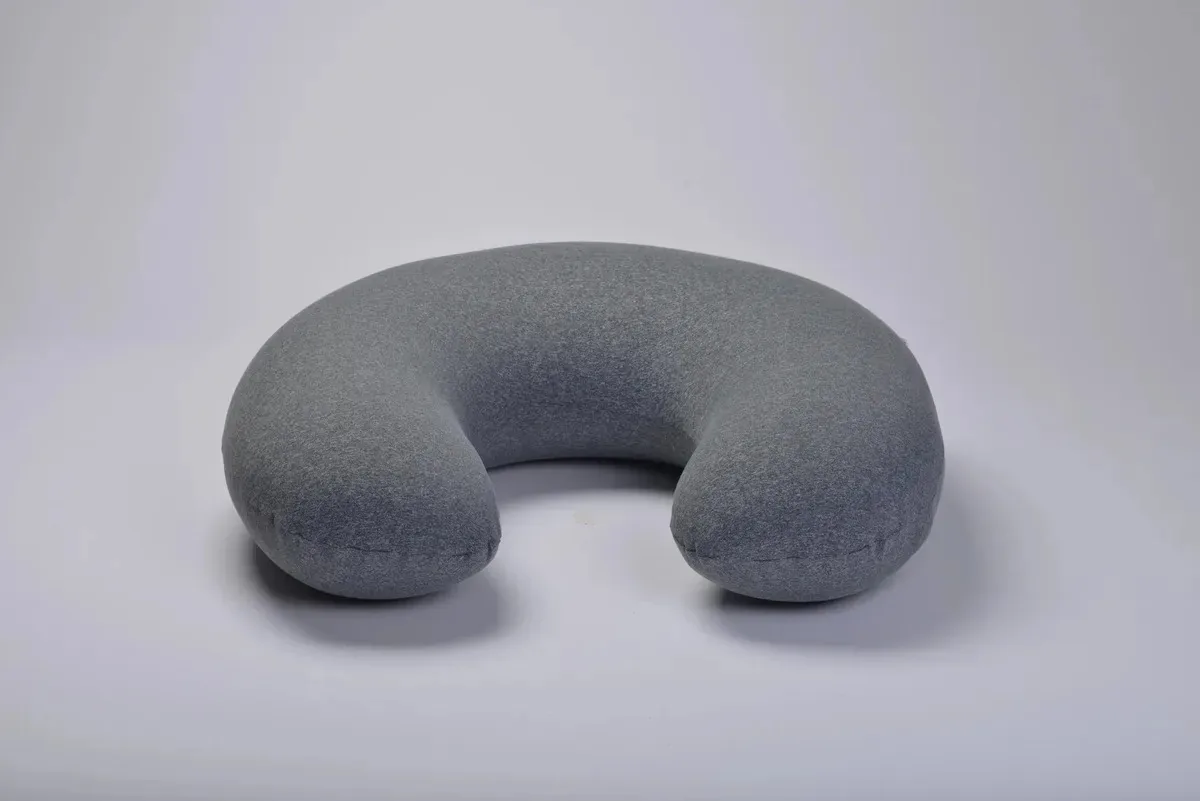 Almofada de Amamentação Fom Multifuncional Ergonômica Cor Cinza Mescla