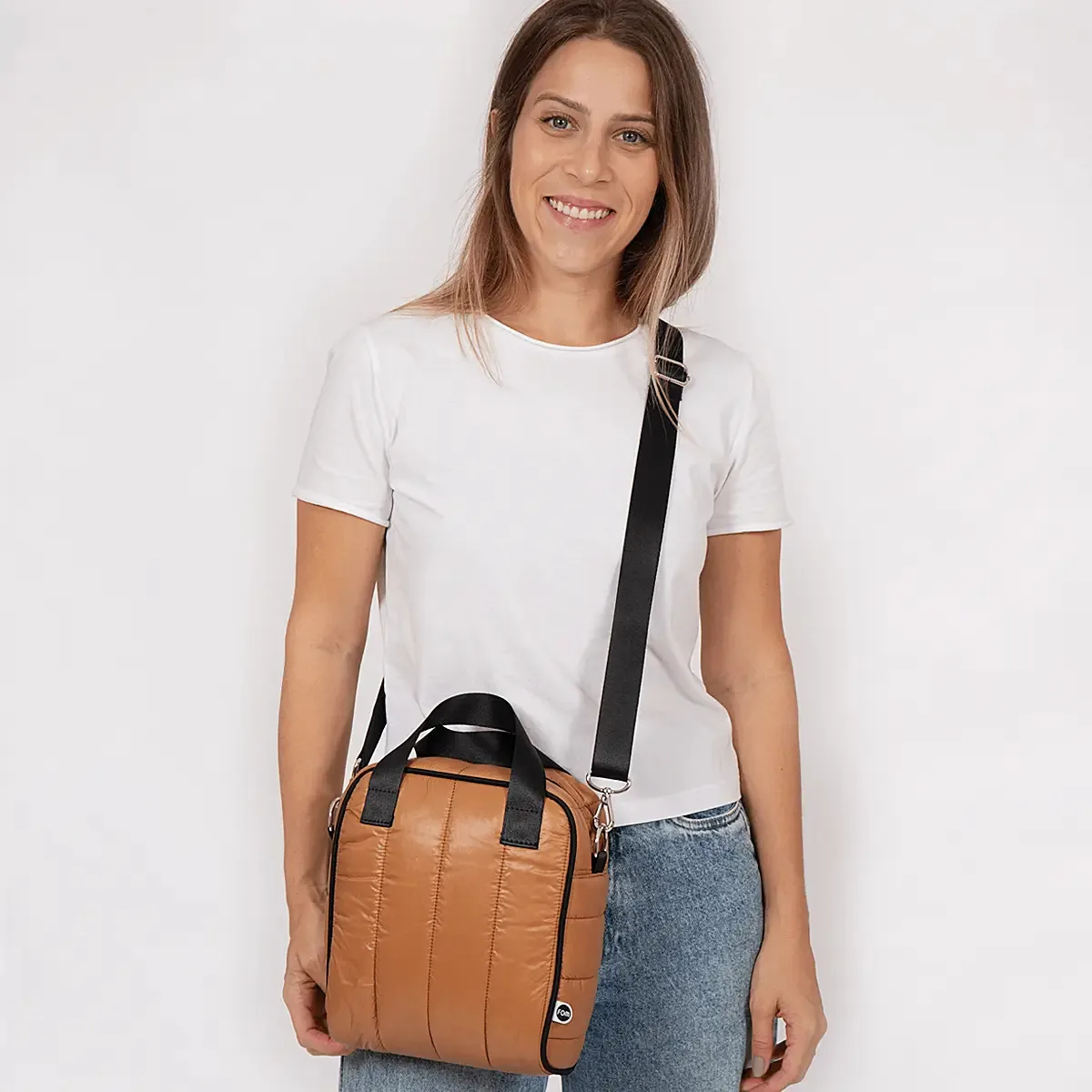 Bolsa Lancheira Térmica Caramelo Cáqui